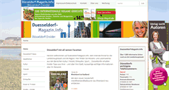 Desktop Screenshot of duesseldorf-magazin.info