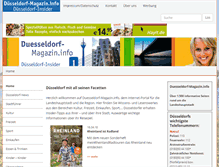 Tablet Screenshot of duesseldorf-magazin.info